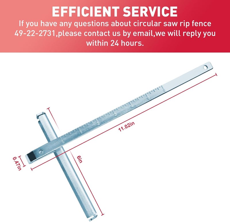 GEAIN 49-22-2731 Rip Fence For 2731 2732 FUEL Circular Saw - Image 2